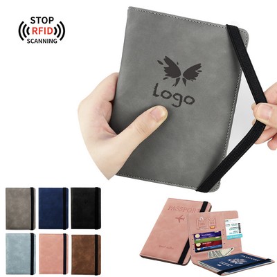 RFID Passport Holder Cover Wallet