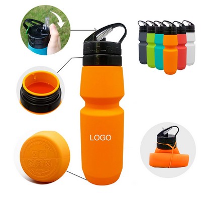 25Oz Bpa Free Silicone Collapsible Water Bottle