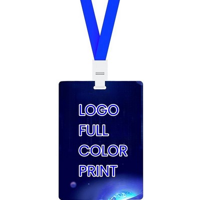 Full Color Print PVC Card With Lanyard