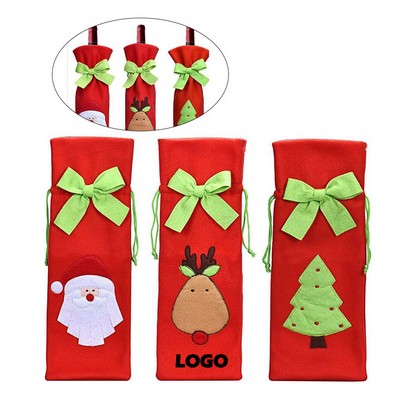 Christmas Wine Bottle Gift Bag