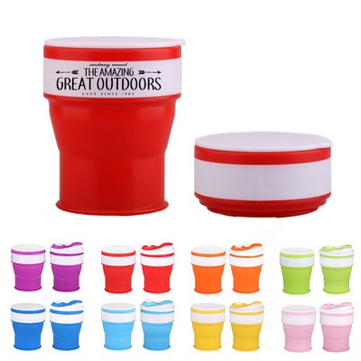 12oz Foldable Silicone Coffee Cup