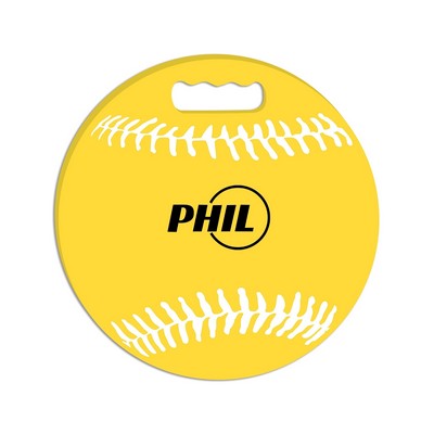 Custom Round Baseball & Softball Stadium Seat Cushion