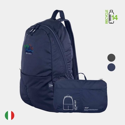 TUCANO® - Italy LET ME OUT Recycled Executive Super Light Foldable Backpack