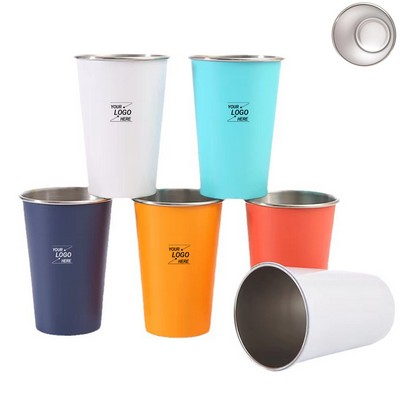 16 oz Stainless Steel Camping Coffee Mug