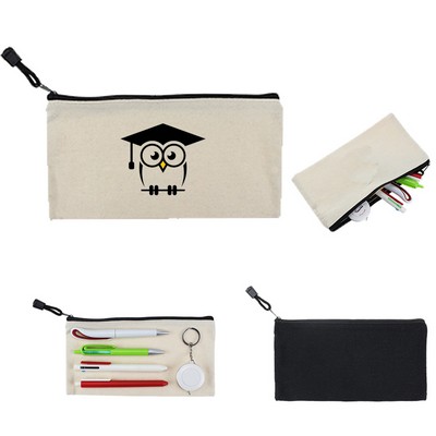 Canvas Zipper Pen Pouch