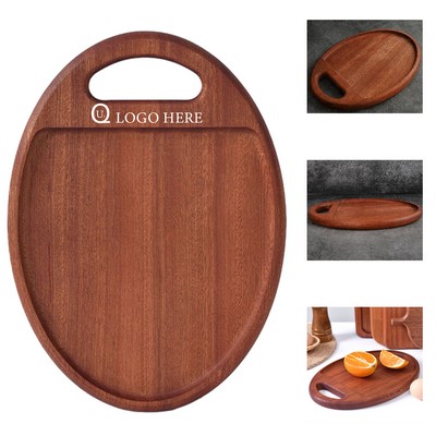 Oval Wooden Chopping Board