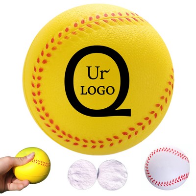 2.7 Inch Baseball Foam Squeeze Balls For Stress Reliver