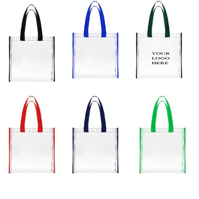 PVC Clear Tote Bag With Handle