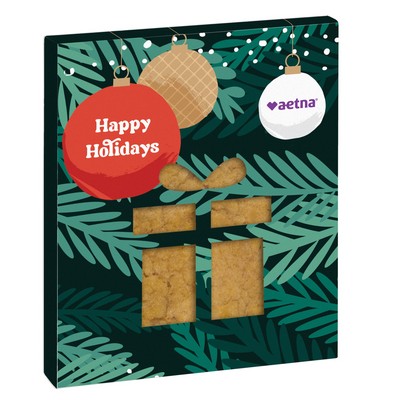 Holiday Gift Window Box with Gourmet Cookie - Sugar Cookie