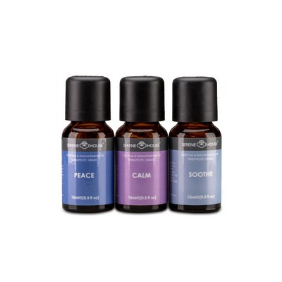 Serene House® Essential Oil Peace & Calming Set