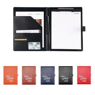 Faux Leather Business Portfolio Organizer