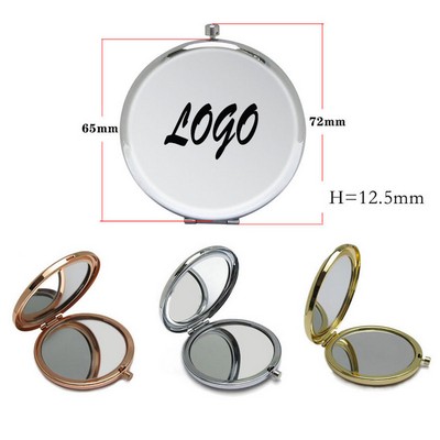 Metal Folding Pocket Makeup Mirror