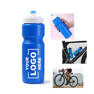 Colored Bike Bottle Made 24 OZ With Push Spout