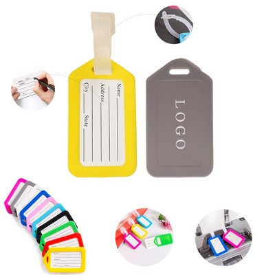 Plastic Luggage Identifiers with Lanyard