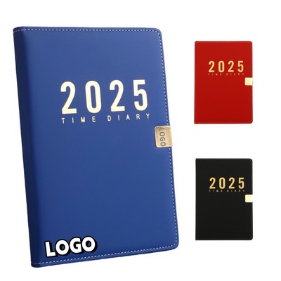 A5 2025 365 Days Schedule Notebook