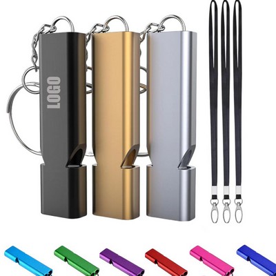 Emergency Double Tube Whistle Keychain