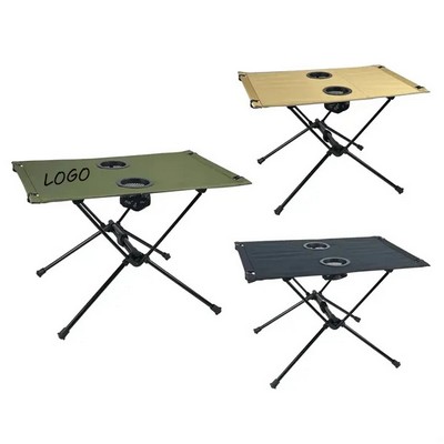 Portable Picnic Folding Beach Camping Canvas Travel Table