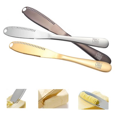 Stainless Steel Easy Spread Butter Knife Spatulas Spreader for Cheese and Condiments