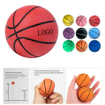 Rubber Bouncing Toys Small Basketball