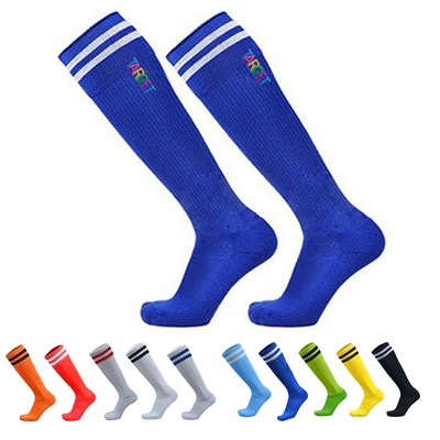 Sport Knee High Socks Calf Compression Athletic Socks