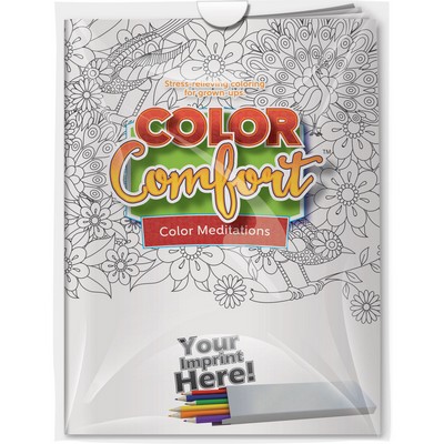 Combo Pack - CC102 Color Comfort & 6-Pack of Colored Pencils in a Poly Bag