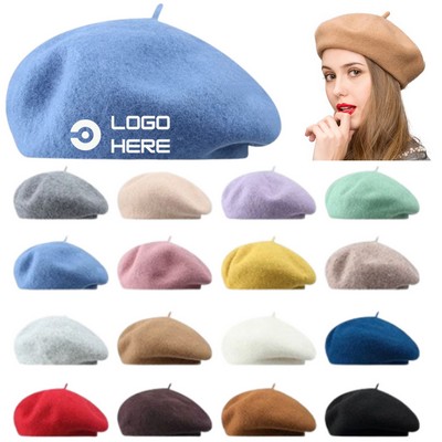 Women Wool Beret Hat