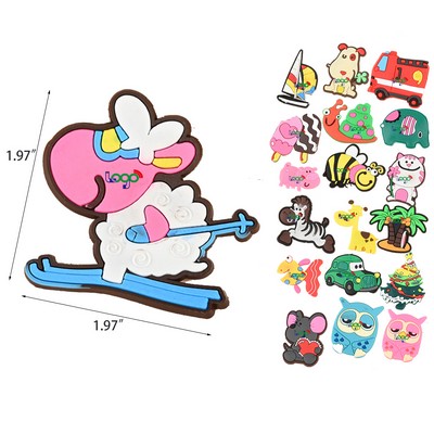 Custom Cartoon Shaped Rubber Magnets Refrigerator Stickers