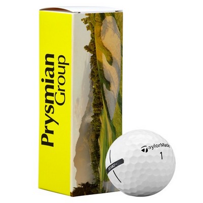 TaylorMade Distance Golf Ball in Custom Three Ball Sleeve