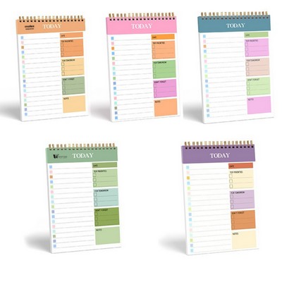 A5 52 Sheets Daily Planner Notepad