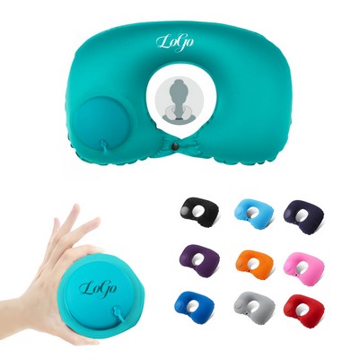 Portable Inflatable U - shaped Pillow