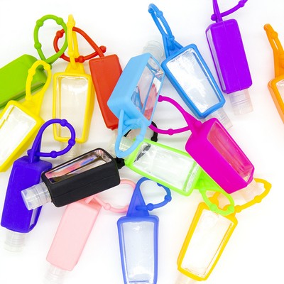 Travel Plastic Clear Bottles with Silicone Sleeve