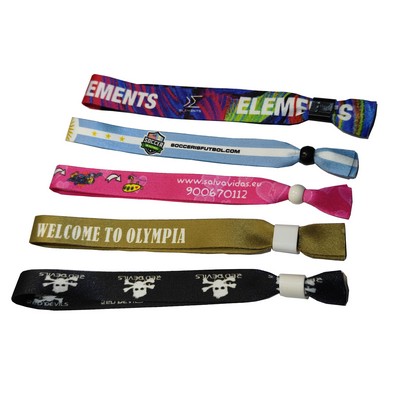 5/8 Inch Full Color Double-Sided Print Sublimated Event Wristbands