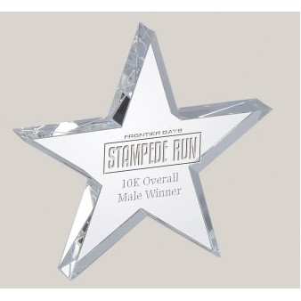 4" Star Glass Award