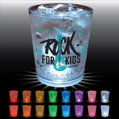 12 Oz. Plastic Light-Up Rocks Glass