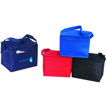 6 Pack Poly Cooler Lunch Bag