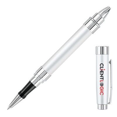 Saturn-II Satin Chrome Twist Action Rollerball Pen