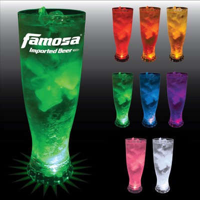 22 Oz. Plastic Light-Up Pilsner Glass