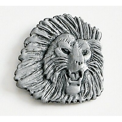 Lion's Head Marken Design Cast Lapel Pin (Up to 7/8")