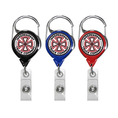 Retractable Carabiner Badge Reel