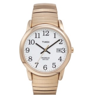 Timex Gold Core Easy Reader Watch W/ White Dial