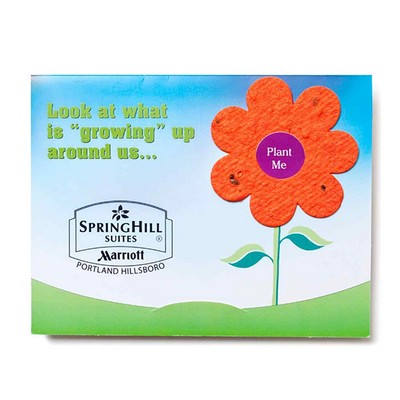 Seed Paper Shape Gift Card Holder