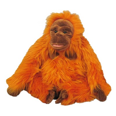 Custom Plush Orange Baboon