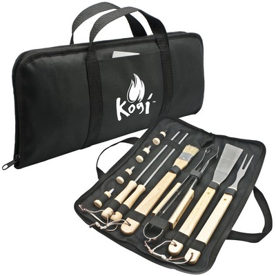 11 Piece BBQ Tool Set