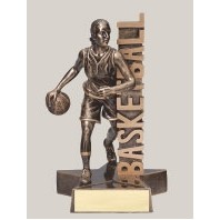 8.5" Female Basketball Billboard Resin Series Trophy