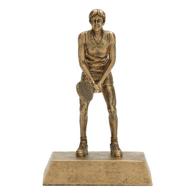 10.5" Female Tennis Signature Resin Figure Trophy