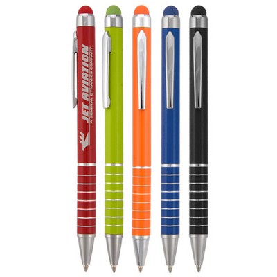 iPosh Mini Ballpoint Twist Stylus Pen (Lime Green)