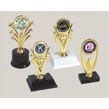 6" Holder Participation Trophy w/3"x2" Marble Base