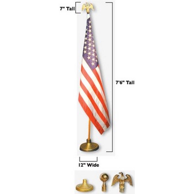 Mounted USA Flag Sets