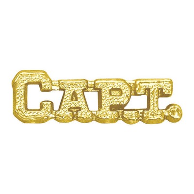 Captain Chenille Lapel Pin