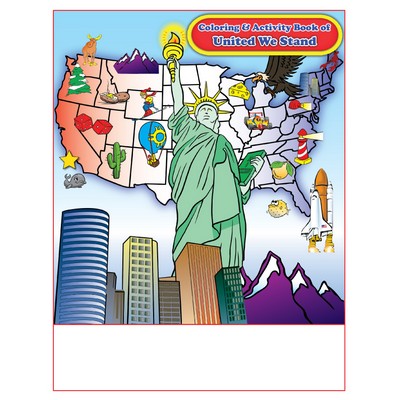 United We Stand Imprintable Coloring and Activity Book